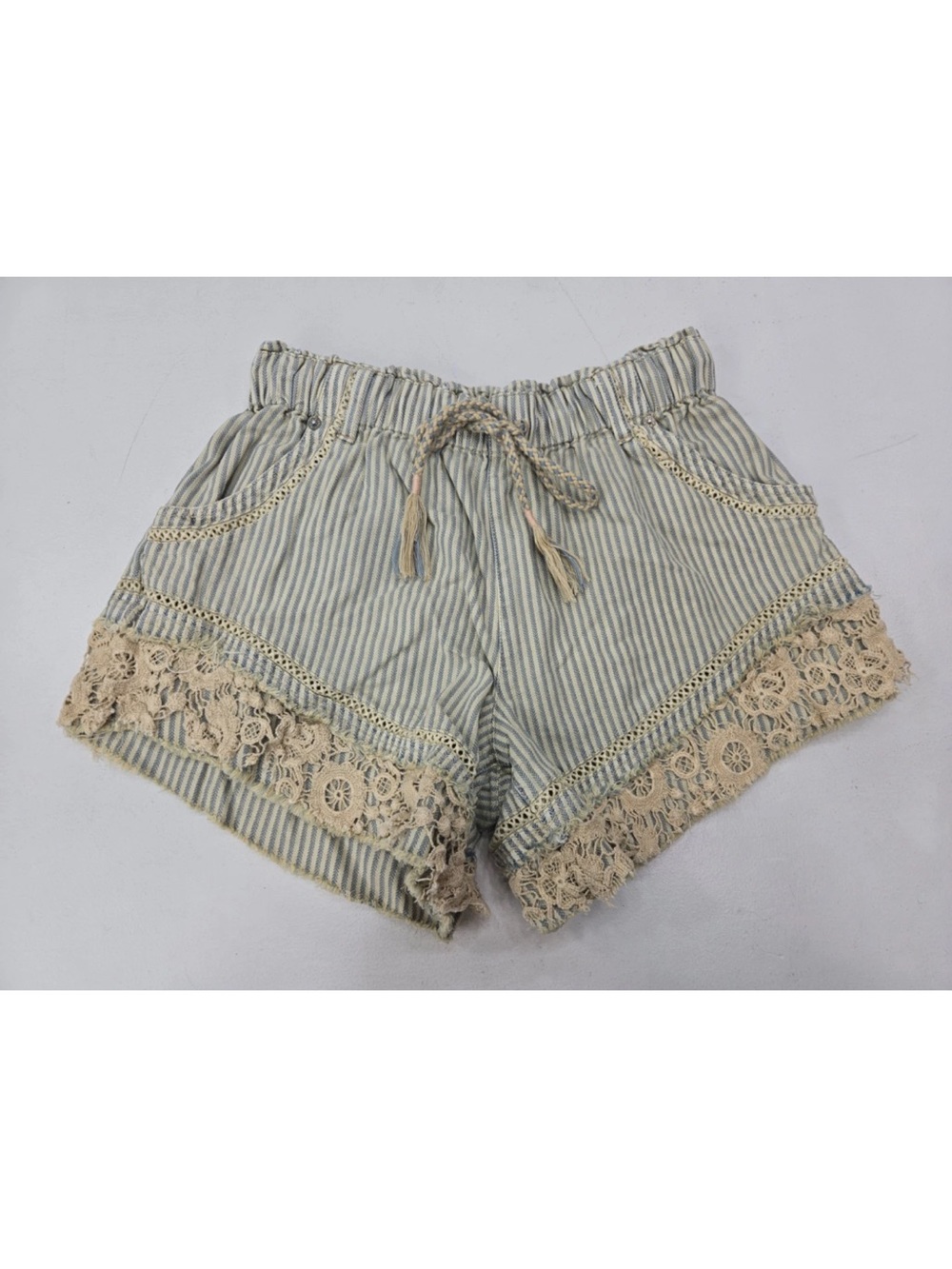 Free People We The Free Shake It Railroad Shorts Size S Womens